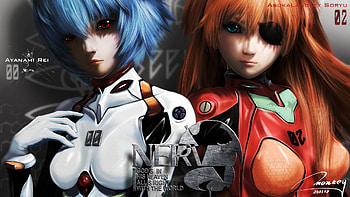 Asuka Langley Sohryu, Anime, Evangelion: 3 0 You Can (Not) Redo, Rei Ayanami, Evangelion HD wallpaper