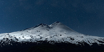 Snow mountain, peak, mountain HD wallpaper