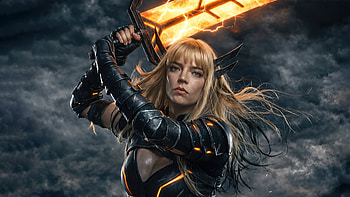 Anya Taylor Joy As Magik 2026, anya-taylor-joy, magik, superheroes, artwork, art, digital-art HD wallpaper