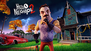 Hello Neighbor 2, Intriguing mystery sequel, Eerie suburban neighborhood, Suspenseful gameplay HD wallpaper
