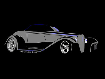 1937 Ford Coupe, ford, cruiser, car, street rod HD wallpaper