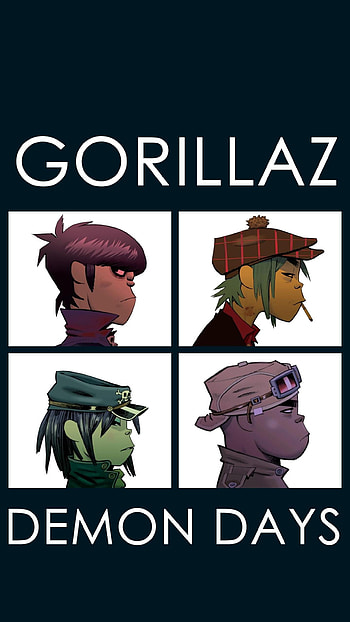 Gorillaz, Demon Days album, Album art masterpiece, Fan interpretation HD phone wallpaper