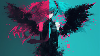 Miku Duality, Anime, Hatsune Miku HD wallpaper