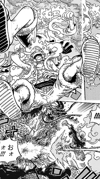 Luffy gear 5th, art, Onepiece, anime HD phone wallpaper