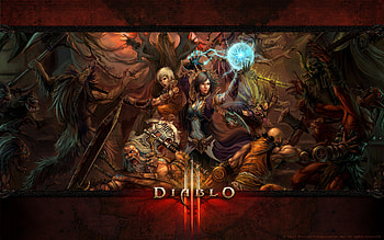 Diablo 3 , Gaming masterpieces, Legendary heroes, Dark action battles HD wallpaper