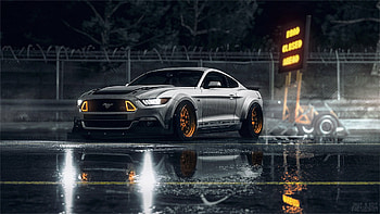 Ford Mustang RTR, Muscle car power, High-definition ry, Street performance HD wallpaper