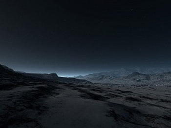 Longhorn, moon, place HD wallpaper