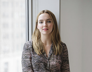 Jodie Comer, long hair, blonde, actress HD wallpaper