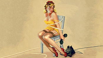 Pin Up Girls HD wallpaper
