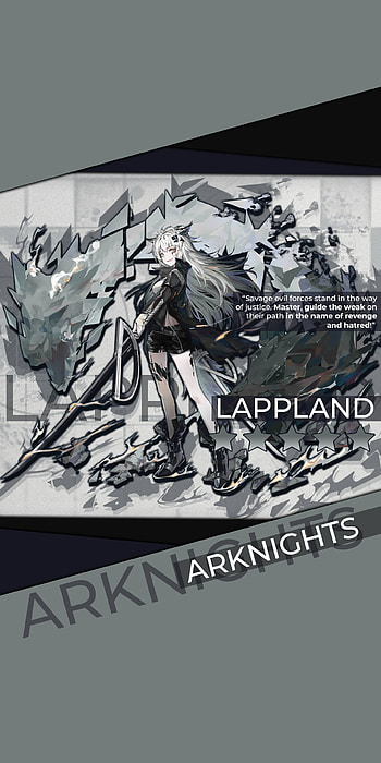 Lappland Mobile, video game, Arknights HD phone wallpaper