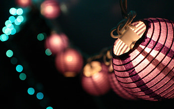 Paper, Lanterns HD wallpaper