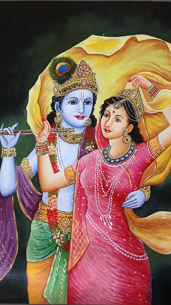 Radha Krishna , God, Vishnu HD phone wallpaper