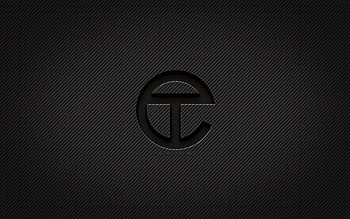 Telfar carbon logo, , grunge art, carbon background, creative, Telfar black logo, brands, Telfar logo, Telfar HD wallpaper