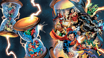 Aquaman, Green Lantern, Dc: Rebirth, Comics, Alan Scott (Dc Comics), Barry Allen, Batman, Billy Batson, Black Canary, Cyborg (Dc Comics), Damian Wayne, Dc Comics, Doctor Fate (Dc Comics), Flash, Hal Jordan, Harley Quinn, Hourman (Dc Comics), Jay Garrick, Jessica Cruz (Green Lantern), Jon Kent, Kid Flash, Martian Manhunter, Robin (Dc Comics), Simon Baz, Superboy, Superman, Wallace West, Wonder Woman HD wallpaper