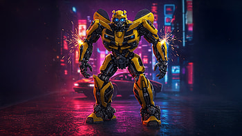Bumblebee Turbocharged Hero, transformers, movies, bumblebee, artwork, art, digital-art, ai, deviantart HD wallpaper