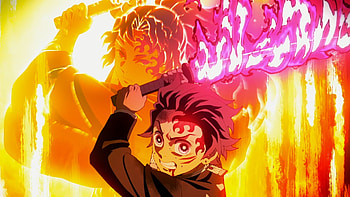 Tanjiro Kamado, Anime, Demon Slayer: Kimetsu no Yaiba, Tanjiro Kamado, Yoriichi Tsugikuni HD wallpaper