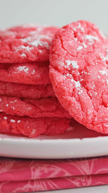 cookies, Pink food HD phone wallpaper