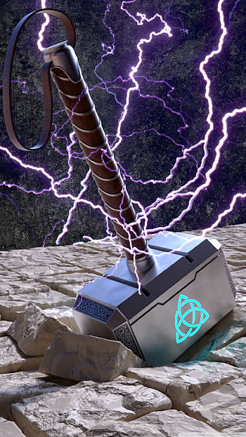 Mjolnir - Thors Hammer Ultra Background, Thor's Hammer HD phone wallpaper