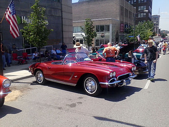 NICE VETTE, OLD, RED, CLASSIC, COOL HD wallpaper