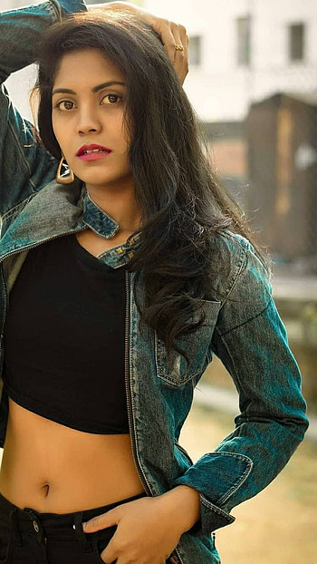 Kavya Choudary, telugu actress, navel show HD phone wallpaper