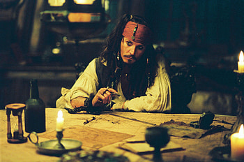 Pirates Of The Caribbean, Johnny Depp, Jack Sparrow, Movie, Pirates Of The Caribbean: Dead Man's Chest HD wallpaper