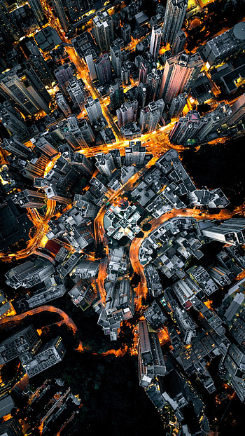 Cities, Roads, City, Building, View From Above, Megalopolis, Megapolis HD phone wallpaper