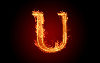 letter, Fire / and Mobile Background, Fire Alphabet HD wallpaper