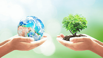 Go Green , Environmental message, Nature's call, Earth's guardianship HD wallpaper