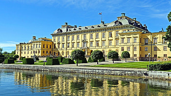 Drottningholm Palace, Stockholm, King's palace, Background HD wallpaper
