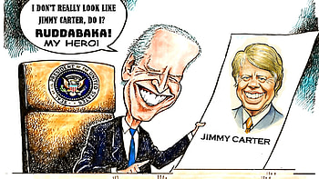 Twins?, sinister, biden, losers, carter, no leader HD wallpaper
