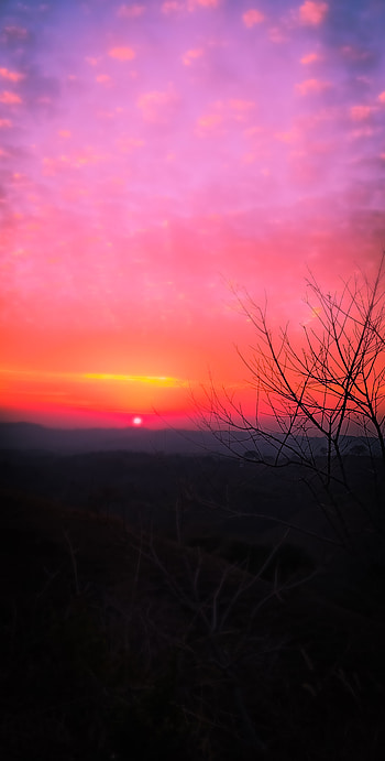 Soothing, cloud, sky, lofi, sunset HD phone wallpaper