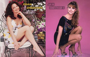 Fran Drescher and Jan Smithers, Fran Drescher, Hot, Jan Smithers, Fran Fine, Legs, Bailey Quarters HD wallpaper