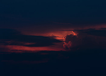 Sky, Twilight, Clouds, Dark, Dusk, Evening HD wallpaper