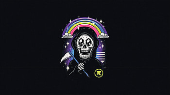 Grim Repaer, grim-reaper, artist, death, artwork, digital-art, black HD wallpaper
