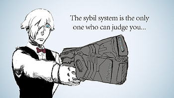 Death Parade/Psycho Pass Crossover HD wallpaper