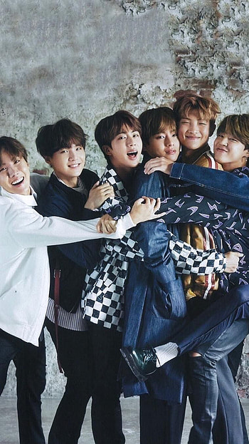 Bts, group hug HD phone wallpaper