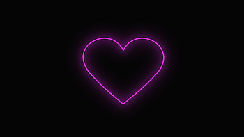 Neon Heart, , , Posted HD wallpaper