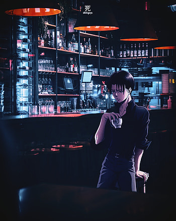Levi, edit, gfx, anime HD phone wallpaper