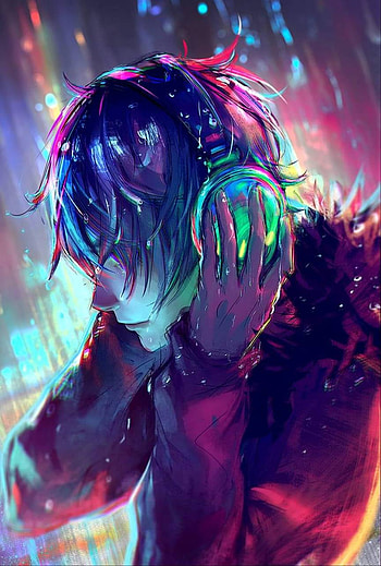 Anime music, Sad Rain Anime HD phone wallpaper