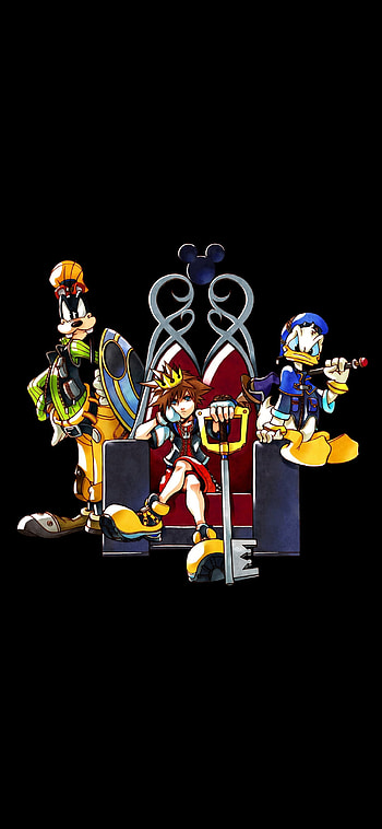 Kingdom hearts, disney, dark, square enix, sora, videogames HD phone wallpaper