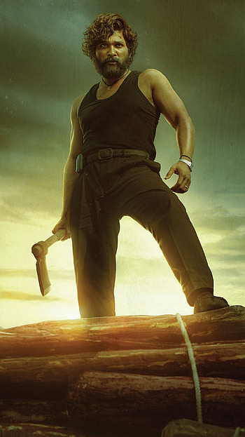 Pushpa, allu arjun HD phone wallpaper