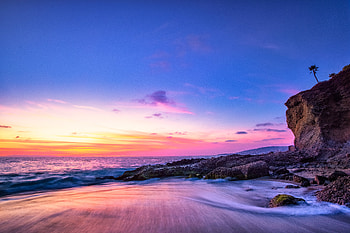 Laguna Beach Seascape Long Exposure , beach, seascape, long-exposure, nature HD wallpaper
