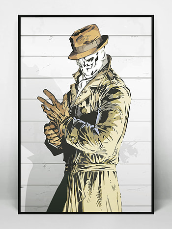 Artwork, Rorschach (Watchmen) HD phone wallpaper
