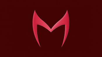 Scarlet Witch Symbolism, scarlet-witch, superheroes, logo, dark, artwork, digital-art, deviantart HD wallpaper