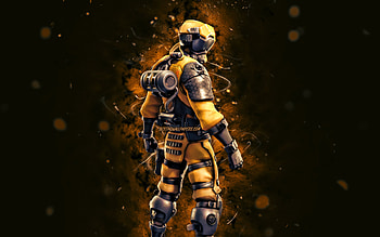 Hornet Supersonic, , brown neon lights, Fortnite Battle Royale, Fortnite characters, Hornet Supersonic Skin, Fortnite, Hornet Supersonic Fortnite HD wallpaper