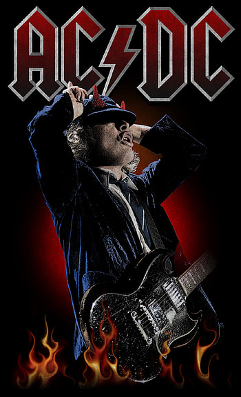 AC/DC Switchblade Studios, High voltage rock, Iconic album covers, Australian rock HD phone wallpaper