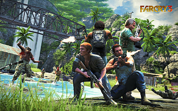 Far Cry 3 exploration, Captivating story, Lush environments, Tropical island HD wallpaper