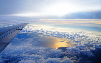 Nature, Sky, Clouds, Flight, Height, Wing, Plane, Airplane, Hovering, Steaming HD wallpaper