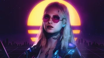 Cyberpunk 2077 Dawn Girl , synthwave, cyberpunk, games, artist, artwork, digital-art, video-games HD wallpaper