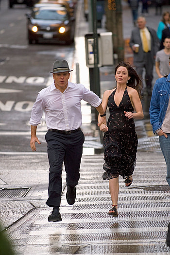 The Adjustment Bureau, Elise and David, Matt Damon, Emily Blunt HD phone wallpaper